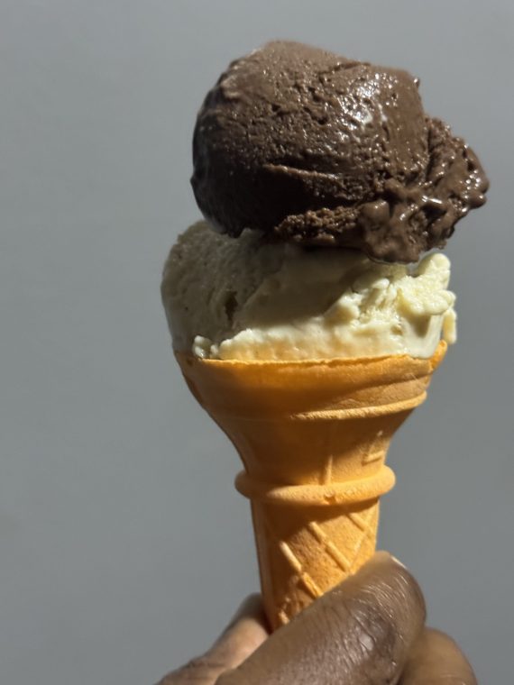 Vanilla and Chocolate Cone